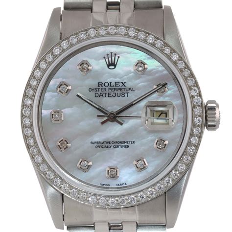 Rolex datejust diamond bezel